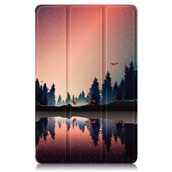 Obal na mobil pre Lenovo Tab P11 Pro Gen 2 2022, Smartcase Pen Slot, forest and lake