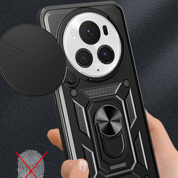 Obal na mobil pre Honor Magic 6 Pro 5G, CamShield Slide, čierne