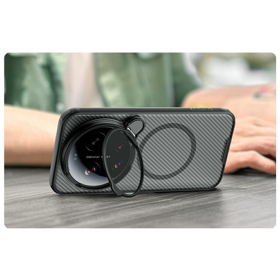 Nillkin CamShield Prop Magnetické puzdro pre Xiaomi 17 Ultra, čierne