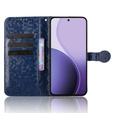 Klapkové puzdro pre Oppo Reno 14, Wallet Rhombus, modré