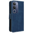 Klapkové puzdro pre Vivo Y19s, Card Slot, tmavomodré