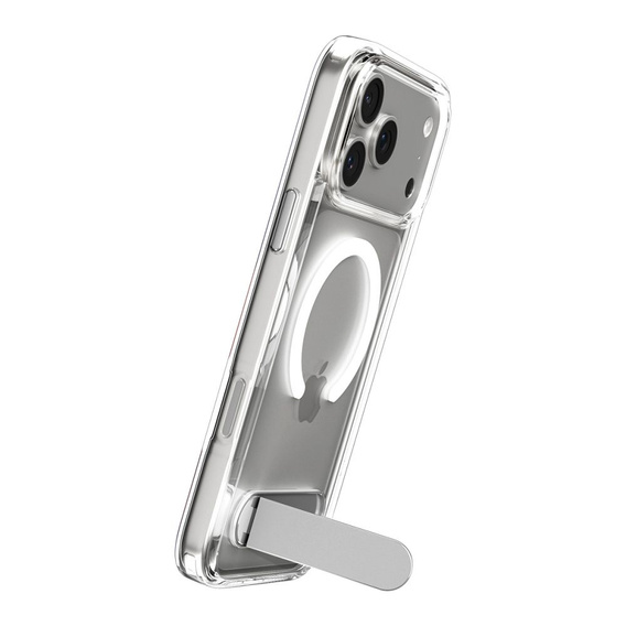 Spigen Ultra Hybrid "S" MagSafe puzdro pre iPhone 17 Pro, číre / biele