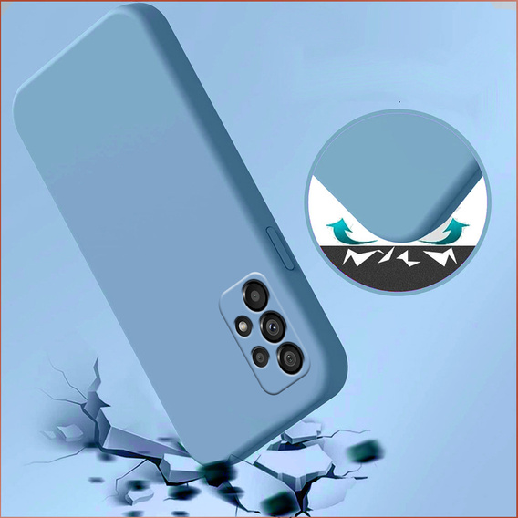 Obal na mobil pre Samsung Galaxy A53 5G, Silicone Lite, modré