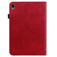Puzdro pre Samsung Galaxy Tab S10 Lite / S10 FE / S9 FE / S9, Classic, s priestorom pre stylus, červené
