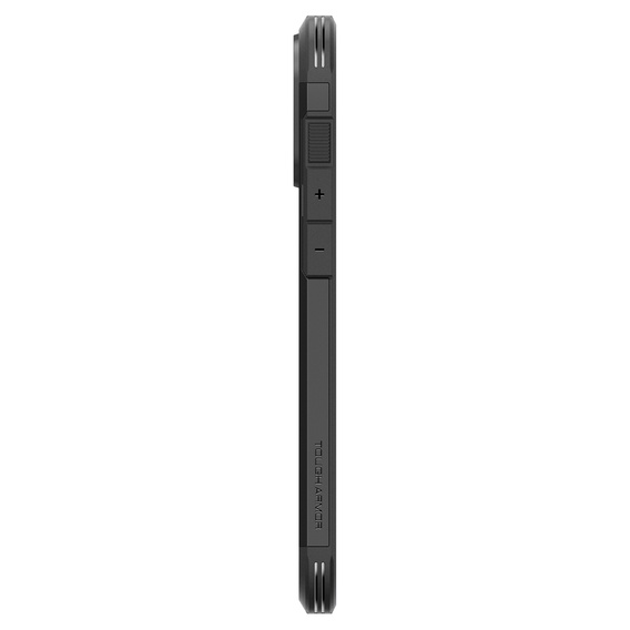 Puzdro Spigen pre iPhone 16 Pro Max, Tough Armor Mag MagSafe, čierne + tvrdené sklo 9H