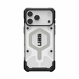 Puzdro Urban Armor Gear pre iPhone 17 Pro Max, Pathfinder MagSafe, Ice/Silver