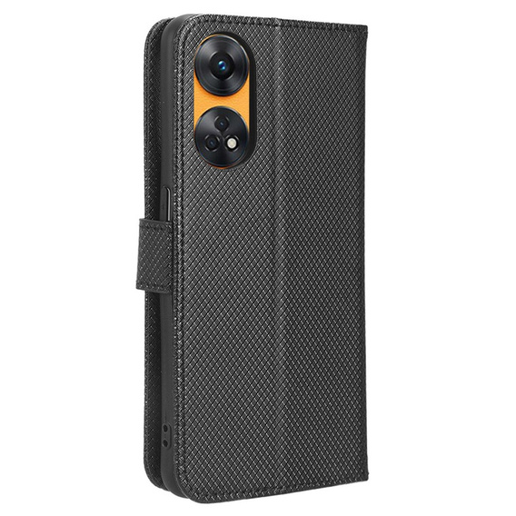 Klapkové puzdro pre Oppo Reno8 T 4G, Wallet Smart Magnet, čierne