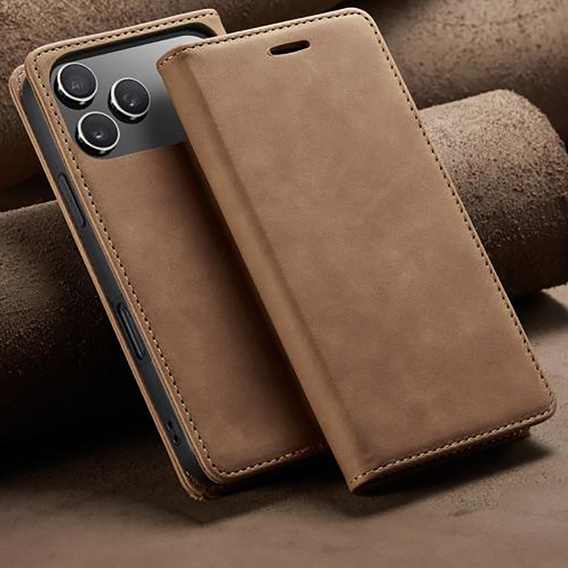 ERBORD Vintage case - flipová peňaženka pre iPhone 17 Pro Max