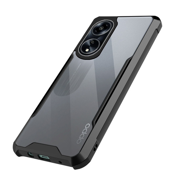 Obal na mobil pre Oppo A98 5G, AntiDrop Hybrid, čierne