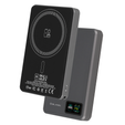 Blavec Power Bank 10000mAh BJ-03 Slim 13,5 mm - Typ C - 22,5 W, MagSafe 3v1 - sivá