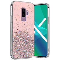 Obal na mobil pre Samsung Galaxy S9+ Plus, Glittery, ružové