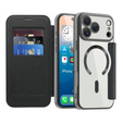 Flipové puzdro RFID Wallet MagSafe s ochranou fotoaparátu pre iPhone 17 Pro Max