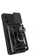 Obal na mobil pre Realme C63, CamShield Slide, čierne