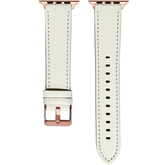 Kožený remienok pre Apple Watch 1/2/3/4/5/6/7/8/SE/Ultra 42/44/45/49 mm, čierny