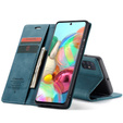 CASEME puzdro pre Samsung Galaxy A71, Leather Wallet Case, zelený