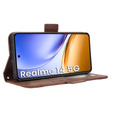 Klapkové puzdro pre Realme 14 5G / Realme 14T 5G, Card Slot, hnedé