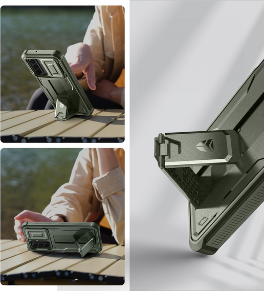 Puzdro Dexnor Full Body (dva rámy) s ochranným krytom pre Samsung Galaxy A17