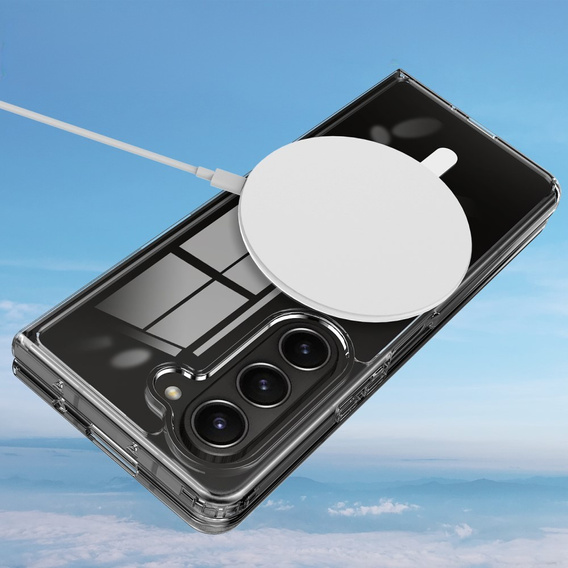 Puzdro pre Samsung Galaxy Z Fold6 5G, Fusion Hybrid, pre MagSafe, priehľadné