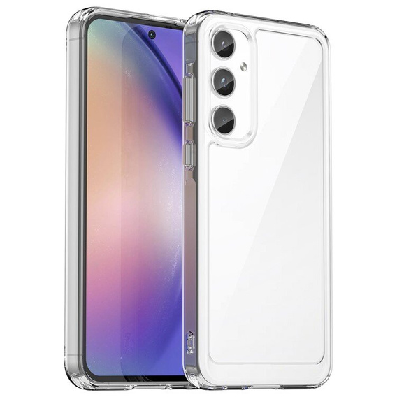 Obal na mobil pre Samsung Galaxy A55 5G, Fusion Hybrid, priehľadné