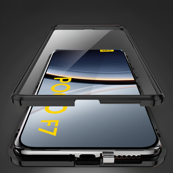 Magnetické puzdro Dual Glass pre Xiaomi Poco F7 5G
