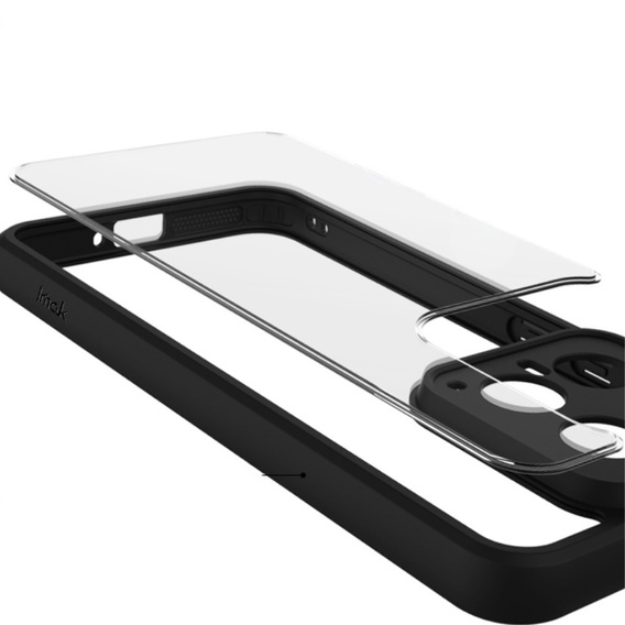 IMAK puzdro pre ASUS ROG Phone 8 Pro, UX-9A Series, transparentné / čierne