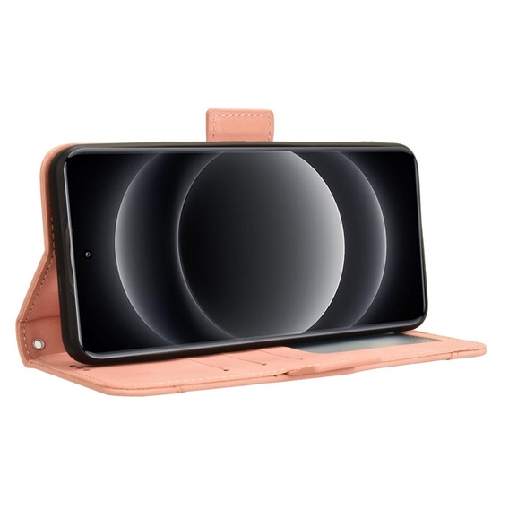 Klapkové puzdro pre Xiaomi 14 Ultra, Card Slot, ružové