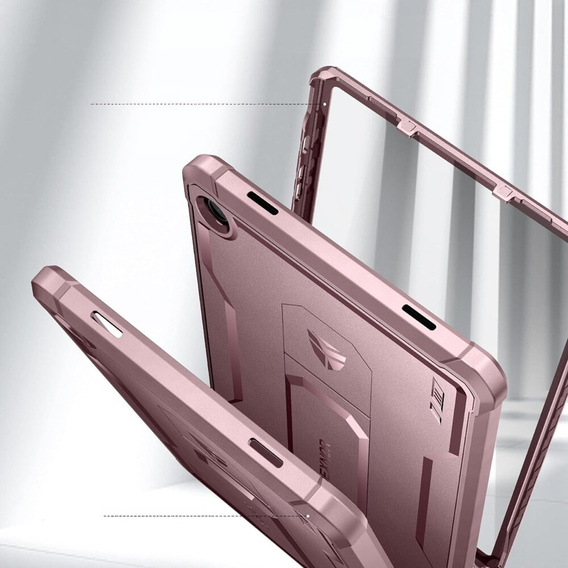 Obrnené puzdro pre Galaxy Tab A9+ Plus, Dexnor Full Body, ružové
