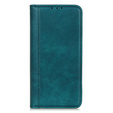 Obal na mobil pre Samsung Galaxy A56, Wallet Litchi Leather, zelený