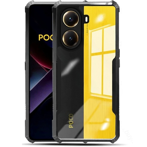 Obal na mobil pre Xiaomi Poco X7 Pro 5G, AntiDrop Hybrid, čierne