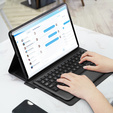 Puzdro + klávesnica Samsung Galaxy Tab S7 / S8, Dux Ducis Magnetic Keyboard, čierne