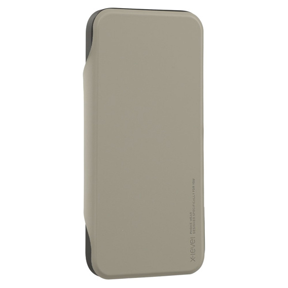 Puzdro X-LEVEL pre iPhone 16 Pro Max, Magnetic Card Holder, sivé