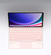 Puzdro s klávesnicou pre Samsung Galaxy Tab S7+ / S7 FE / S9+ / S8+ / S9 FE+ / S10+, Dexnor Magnetic Keyboard Touchpad, ružové