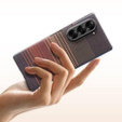 Puzdro pre Samsung Galaxy Z Fold6 5G - magnetické aramidové vlákno, oranžové