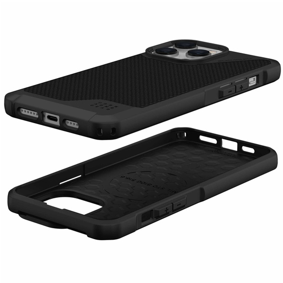 Urban Armor Gear Obal na mobil pre iPhone 14 Pro Max, Metropolis LT MagSafe Fibr Armr, čierne