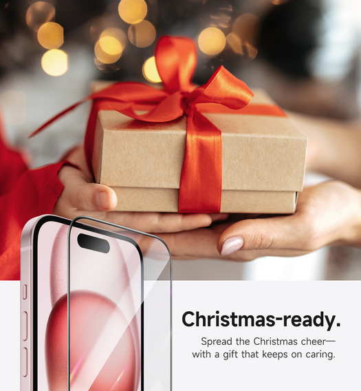 2x tvrdené sklo SURITCH pre iPhone 16 / 15