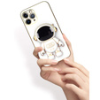 Obal na mobil pre iPhone 13 Pro, Astronaut, biele