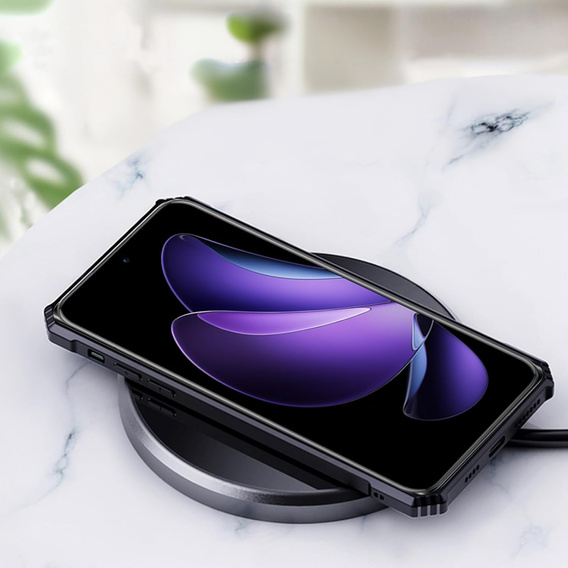 Obal na mobil pre Oppo Reno 13F / Oppo Reno 13FS, AntiDrop Hybrid, čierne