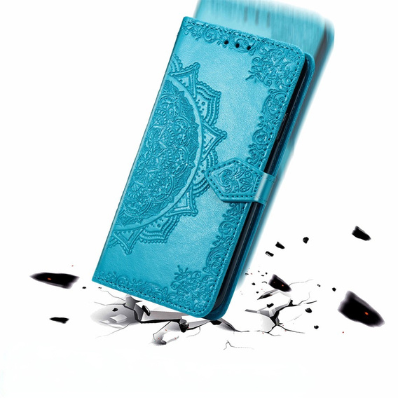 Klapkové puzdro pre Realme C61, Mandala, modré
