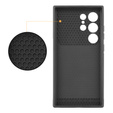 Obal na mobil pre Samsung Galaxy S24 Ultra, ERBORD MagProtect Slide Camera, sivé gunmetal