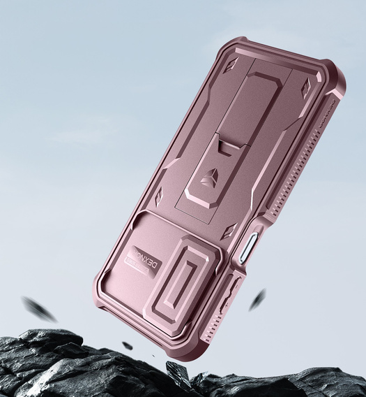 Obrnené puzdro pre Samsung Galaxy A16, Dexnor Full Body (Two Frames), ružové