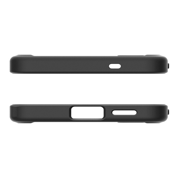 Puzdro Spigen pre Samsung Galaxy S25, Ultra Hybrid, čierna / matná + tvrdené sklo 9H