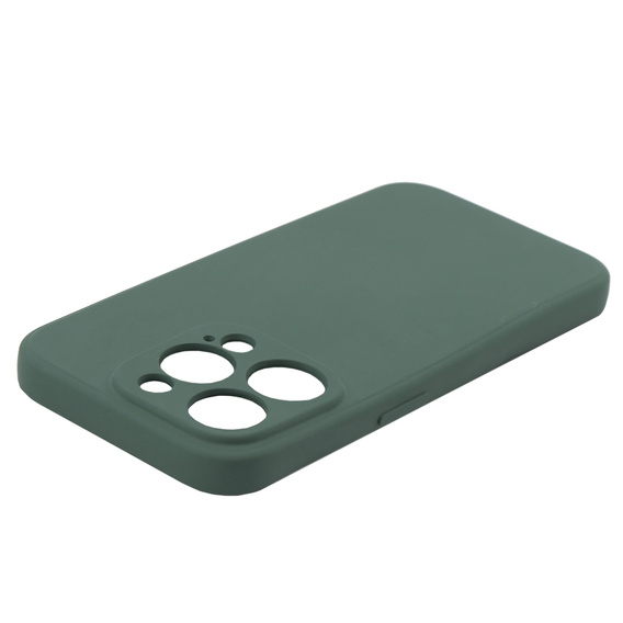 Obal na mobil pre iPhone 15 Pro Max, Silicone Lite, tmavozelené