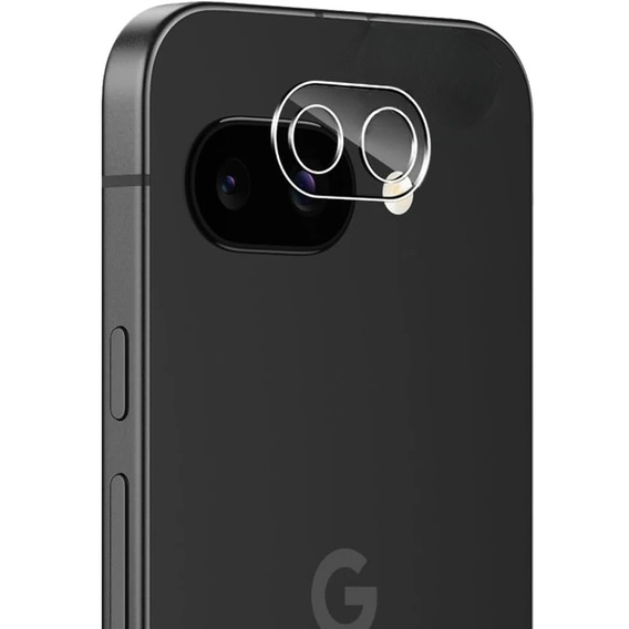 Tvrdené sklo na fotoaparát pre Google Pixel 9A, priehľadné