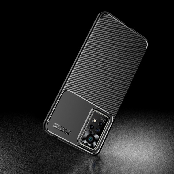 Obal na mobil pre Xiaomi Redmi Note 11 Pro 4G / 5G, Carbon Gel, čierne