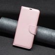 Klapkové puzdro pre Samsung Galaxy A54 5G, Wallet Litchi Magnet, ružové rose gold