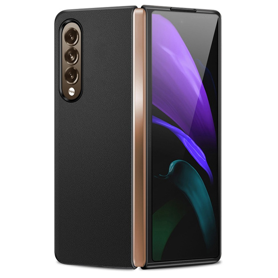 Kožené puzdro pre Samsung Galaxy Z Fold3 5G, leather hybrid, modré