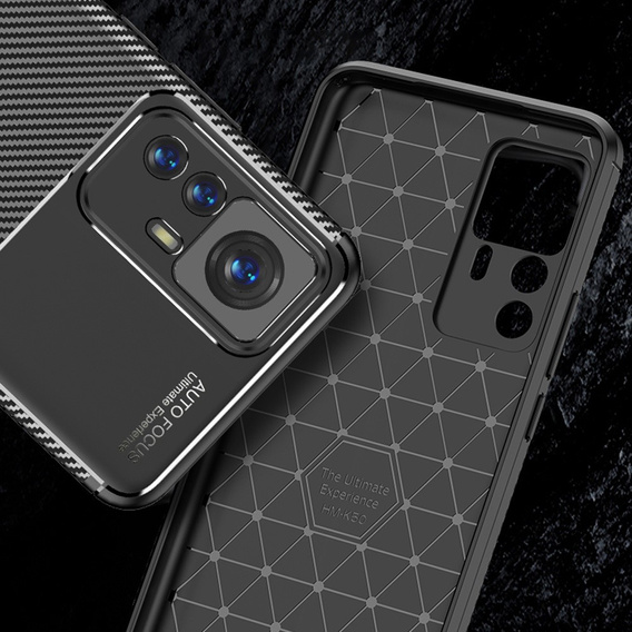 Obal na mobil pre Xiaomi 12T, Carbon Gel, čierne