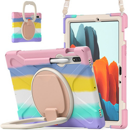 Puzdro pre Samsung Galaxy Tab S9 FE / S9 / S8 / Tab S7, obrnené otočné 360, farebné