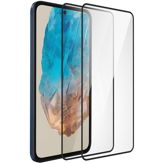 2x tvrdené sklo ERBORD 3D pre Samsung Galaxy M35 pre celý displej