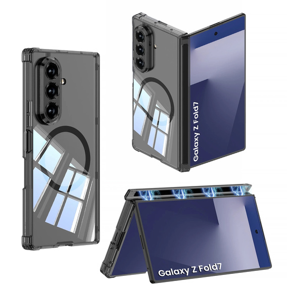 Magnetické puzdro GKK s airbagom odolné proti pádu pre Samsung Galaxy Z Fold7 5G